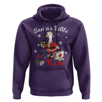 Christmas Goose Nurse Hoodie Santa Little Nurse - Wonder Print Shop