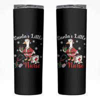 Christmas Goose Nurse Skinny Tumbler Santa Little Nurse - Wonder Print Shop
