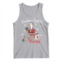 Christmas Goose Nurse Tank Top Santa Little Nurse - Wonder Print Shop