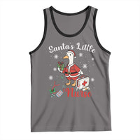 Christmas Goose Nurse Tank Top Santa Little Nurse - Wonder Print Shop