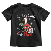 Christmas Goose Nurse Toddler T Shirt Santa Little Nurse - Wonder Print Shop