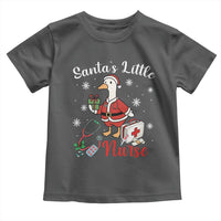 Christmas Goose Nurse Toddler T Shirt Santa Little Nurse - Wonder Print Shop