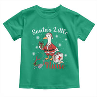 Christmas Goose Nurse Toddler T Shirt Santa Little Nurse - Wonder Print Shop
