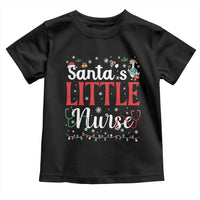Funny Nurse Christmas Toddler T Shirt Santa Little Nurse - Wonder Print Shop