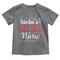 Funny Nurse Christmas Toddler T Shirt Santa Little Nurse - Wonder Print Shop
