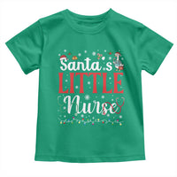 Funny Nurse Christmas Toddler T Shirt Santa Little Nurse - Wonder Print Shop