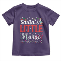 Funny Nurse Christmas Toddler T Shirt Santa Little Nurse - Wonder Print Shop