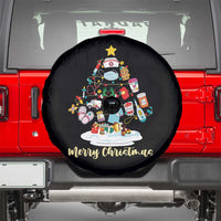 Christmas Nurse Tree Lights Spare Tire Cover - Wonder Print Shop