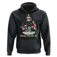 Christmas Nurse Tree Lights Hoodie - Wonder Print Shop