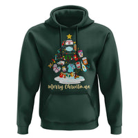 Christmas Nurse Tree Lights Hoodie - Wonder Print Shop