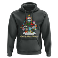 Christmas Nurse Tree Lights Hoodie - Wonder Print Shop