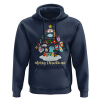 Christmas Nurse Tree Lights Hoodie - Wonder Print Shop