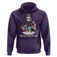 Christmas Nurse Tree Lights Hoodie - Wonder Print Shop