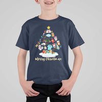 Christmas Nurse Tree Lights T Shirt For Kid - Wonder Print Shop