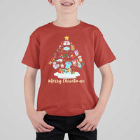 Christmas Nurse Tree Lights T Shirt For Kid - Wonder Print Shop