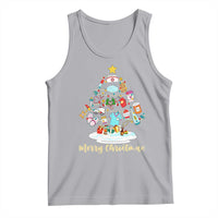 Christmas Nurse Tree Lights Tank Top - Wonder Print Shop
