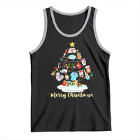 Christmas Nurse Tree Lights Tank Top - Wonder Print Shop