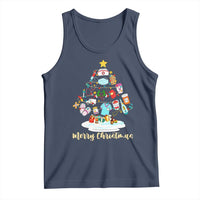 Christmas Nurse Tree Lights Tank Top - Wonder Print Shop