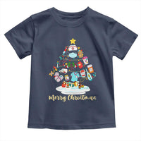 Christmas Nurse Tree Lights Toddler T Shirt - Wonder Print Shop