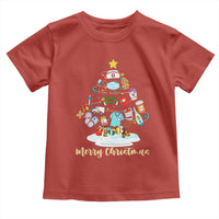 Christmas Nurse Tree Lights Toddler T Shirt - Wonder Print Shop