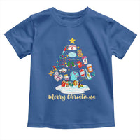 Christmas Nurse Tree Lights Toddler T Shirt - Wonder Print Shop