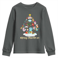 Christmas Nurse Tree Lights Youth Sweatshirt - Wonder Print Shop