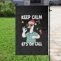 67 Six Seven Goose Nurse Christmas Meme Garden Flag - Wonder Print Shop