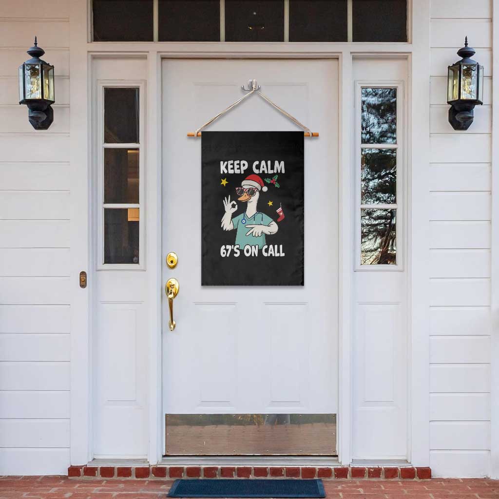 67 Six Seven Goose Nurse Christmas Meme Garden Flag - Wonder Print Shop