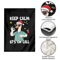 67 Six Seven Goose Nurse Christmas Meme Garden Flag - Wonder Print Shop
