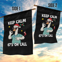 67 Six Seven Goose Nurse Christmas Meme Garden Flag - Wonder Print Shop