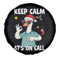 67 Six Seven Goose Nurse Christmas Meme Spare Tire Cover - Wonder Print Shop