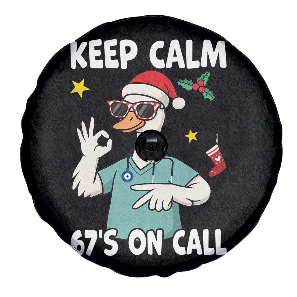 67 Six Seven Goose Nurse Christmas Meme Spare Tire Cover - Wonder Print Shop