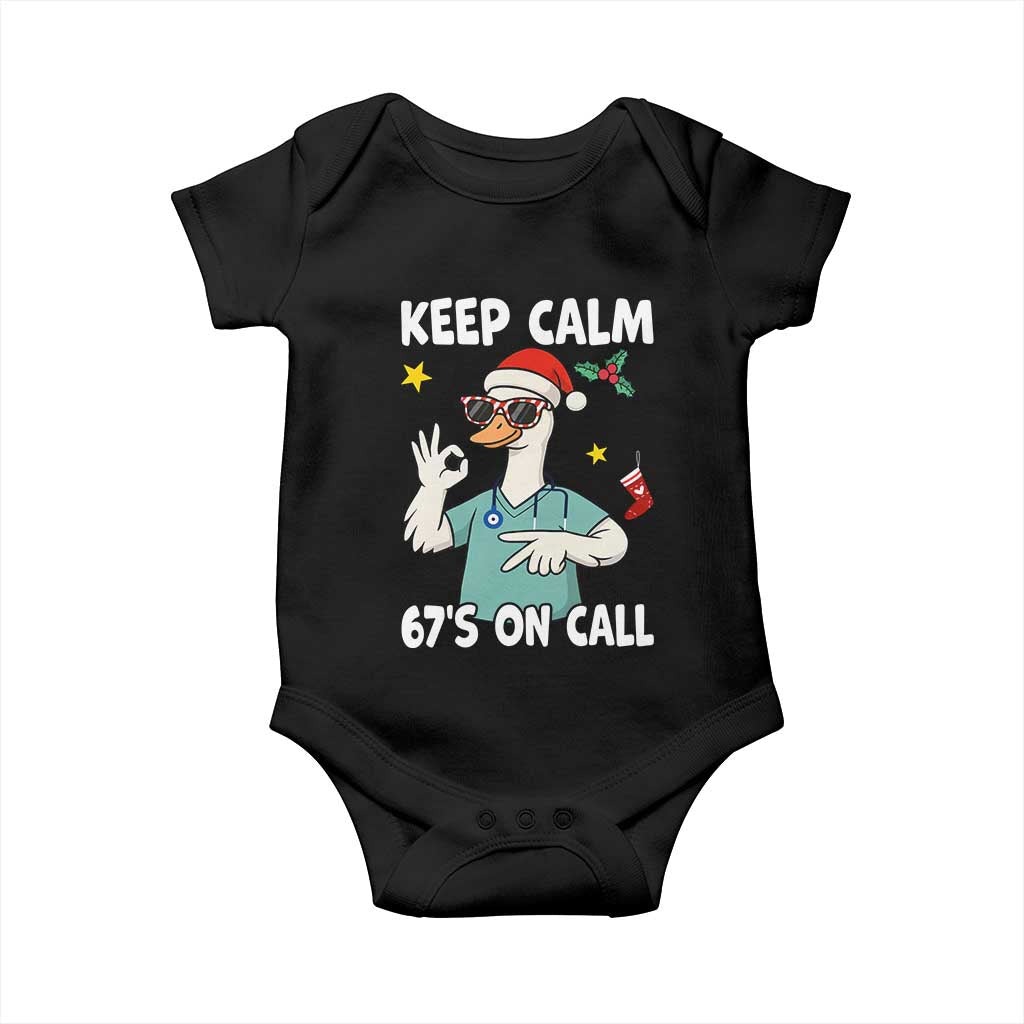 67 Six Seven Goose Nurse Christmas Meme Baby Onesie - Wonder Print Shop