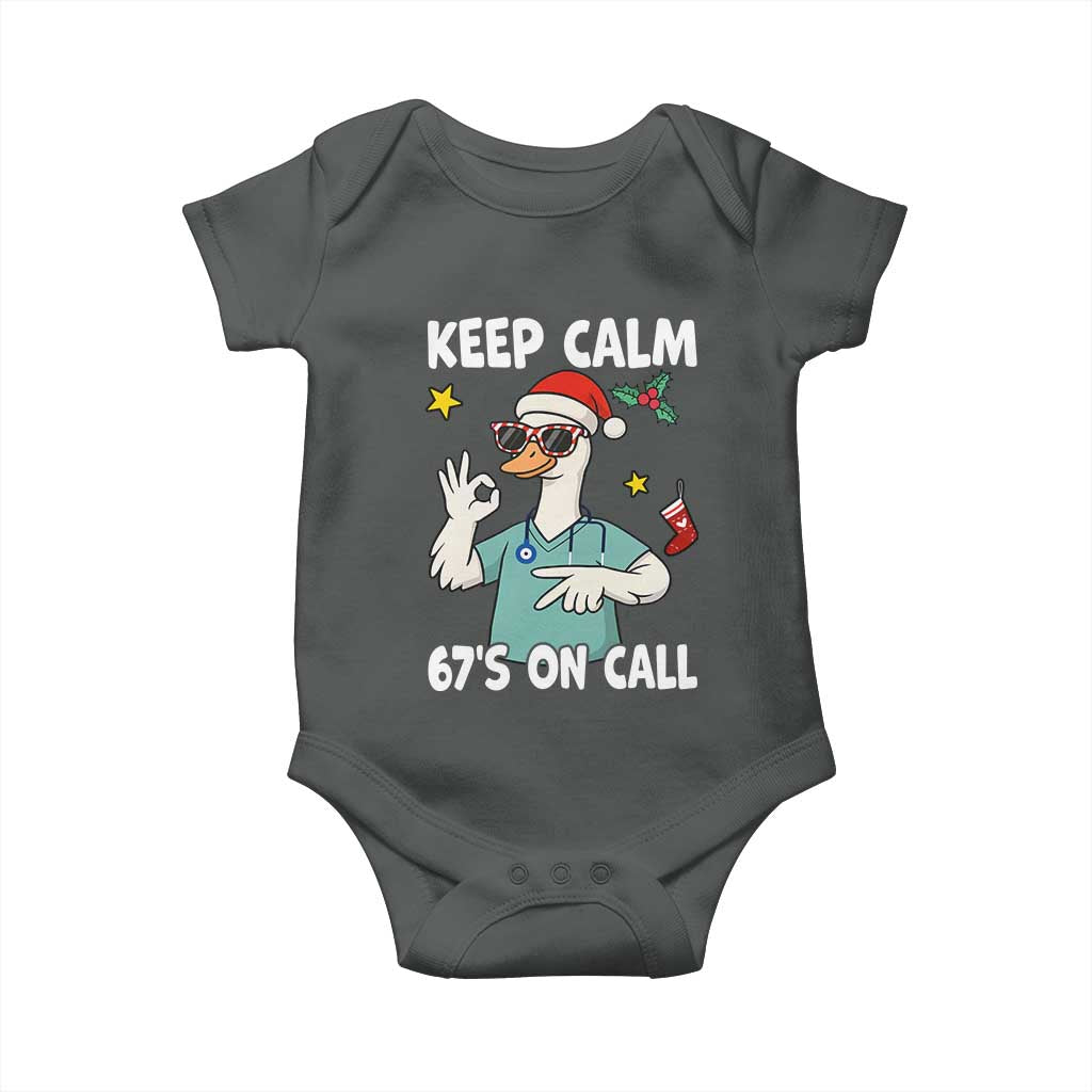 67 Six Seven Goose Nurse Christmas Meme Baby Onesie - Wonder Print Shop