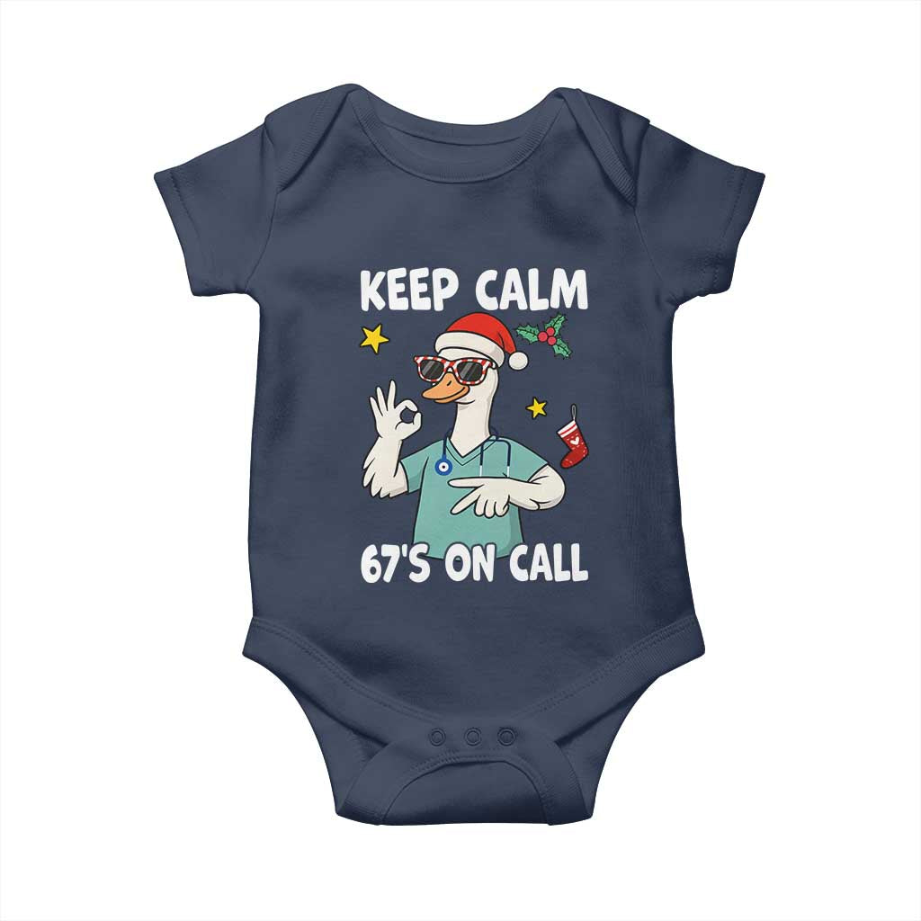 67 Six Seven Goose Nurse Christmas Meme Baby Onesie - Wonder Print Shop