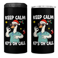 67 Six Seven Goose Nurse Christmas Meme 4 in 1 Can Cooler Tumbler - Wonder Print Shop