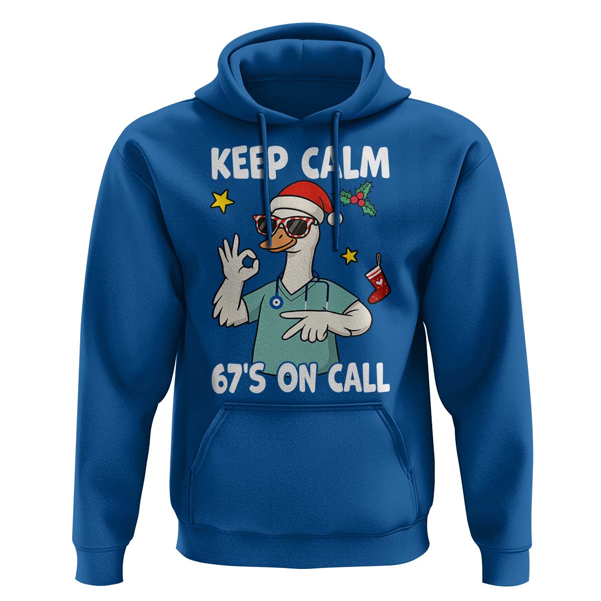 67 Six Seven Goose Nurse Christmas Meme Hoodie - Wonder Print Shop