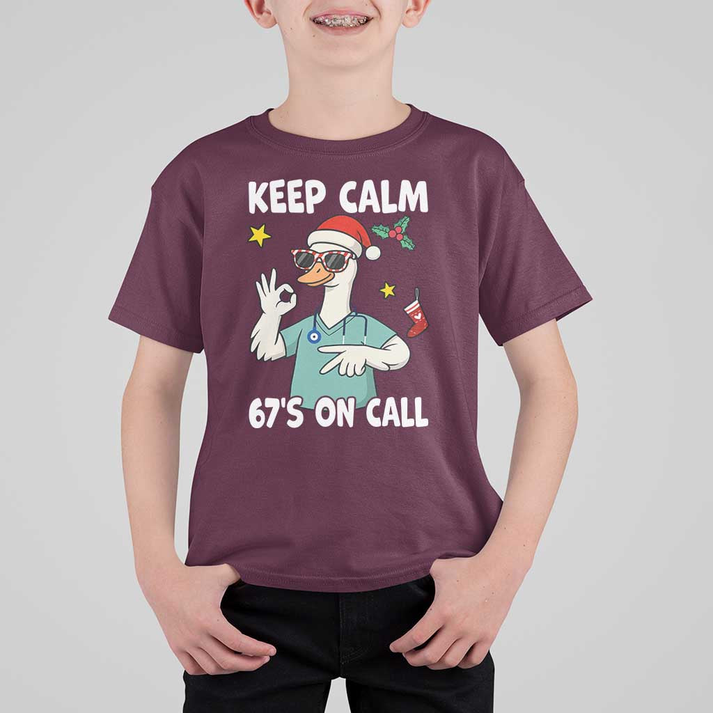 67 Six Seven Goose Nurse Christmas Meme T Shirt For Kid - Wonder Print Shop