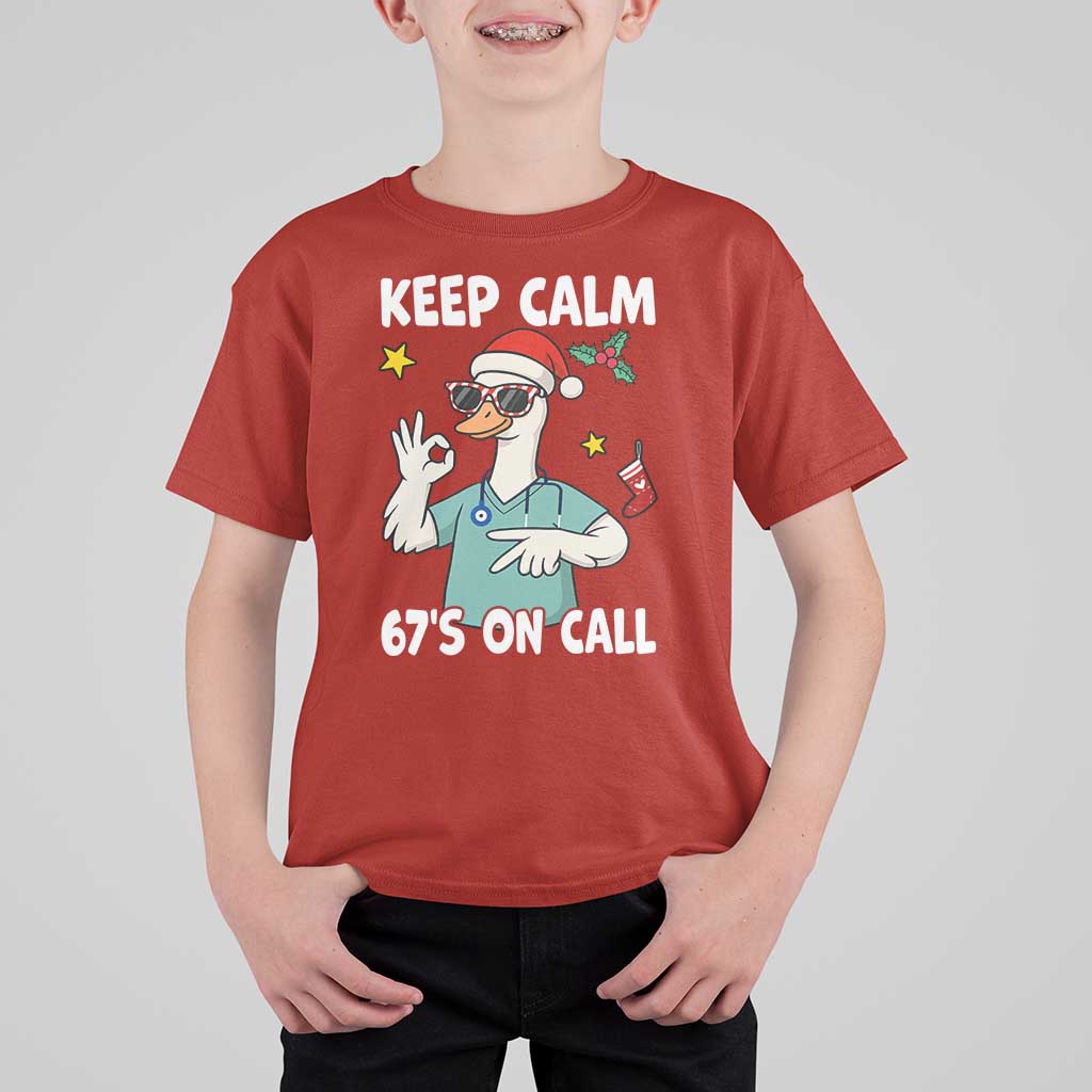 67 Six Seven Goose Nurse Christmas Meme T Shirt For Kid - Wonder Print Shop