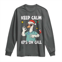 67 Six Seven Goose Nurse Christmas Meme Long Sleeve Shirt - Wonder Print Shop