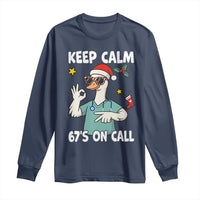 67 Six Seven Goose Nurse Christmas Meme Long Sleeve Shirt - Wonder Print Shop