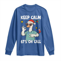 67 Six Seven Goose Nurse Christmas Meme Long Sleeve Shirt - Wonder Print Shop