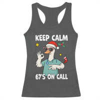 67 Six Seven Goose Nurse Christmas Meme Racerback Tank Top - Wonder Print Shop