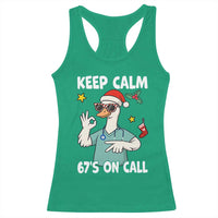 67 Six Seven Goose Nurse Christmas Meme Racerback Tank Top - Wonder Print Shop