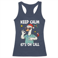 67 Six Seven Goose Nurse Christmas Meme Racerback Tank Top - Wonder Print Shop