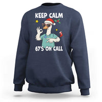 67 Six Seven Goose Nurse Christmas Meme Sweatshirt - Wonder Print Shop