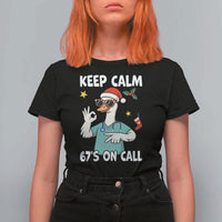 67 Six Seven Goose Nurse Christmas Meme T Shirt For Women - Wonder Print Shop