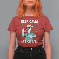 67 Six Seven Goose Nurse Christmas Meme T Shirt For Women - Wonder Print Shop