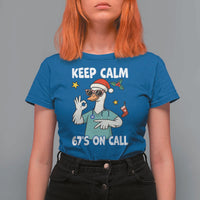 67 Six Seven Goose Nurse Christmas Meme T Shirt For Women - Wonder Print Shop