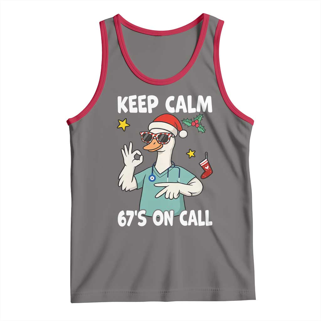67 Six Seven Goose Nurse Christmas Meme Tank Top - Wonder Print Shop
